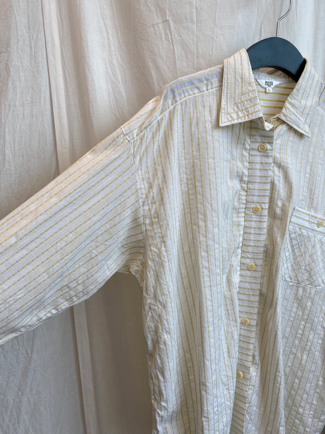 BLOUSE SALON 자수은사 셔츠(공용L) 상품이미지5