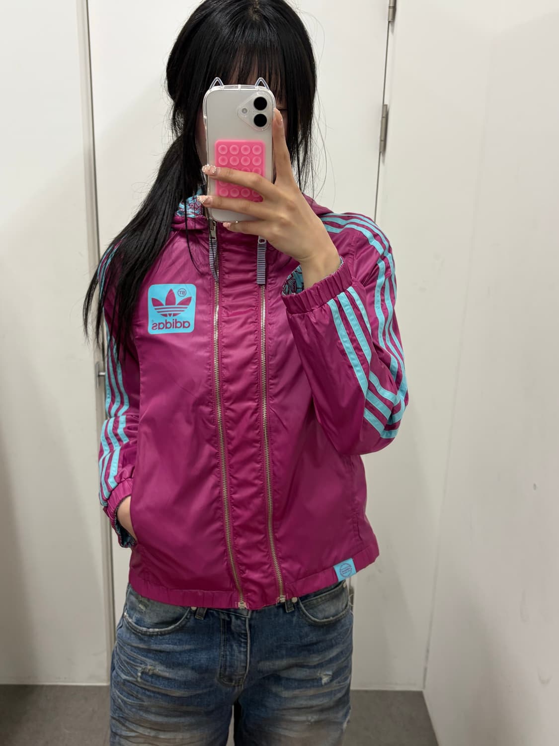 아디다스 올드스쿨 리버시블 바람막이 상품이미지5