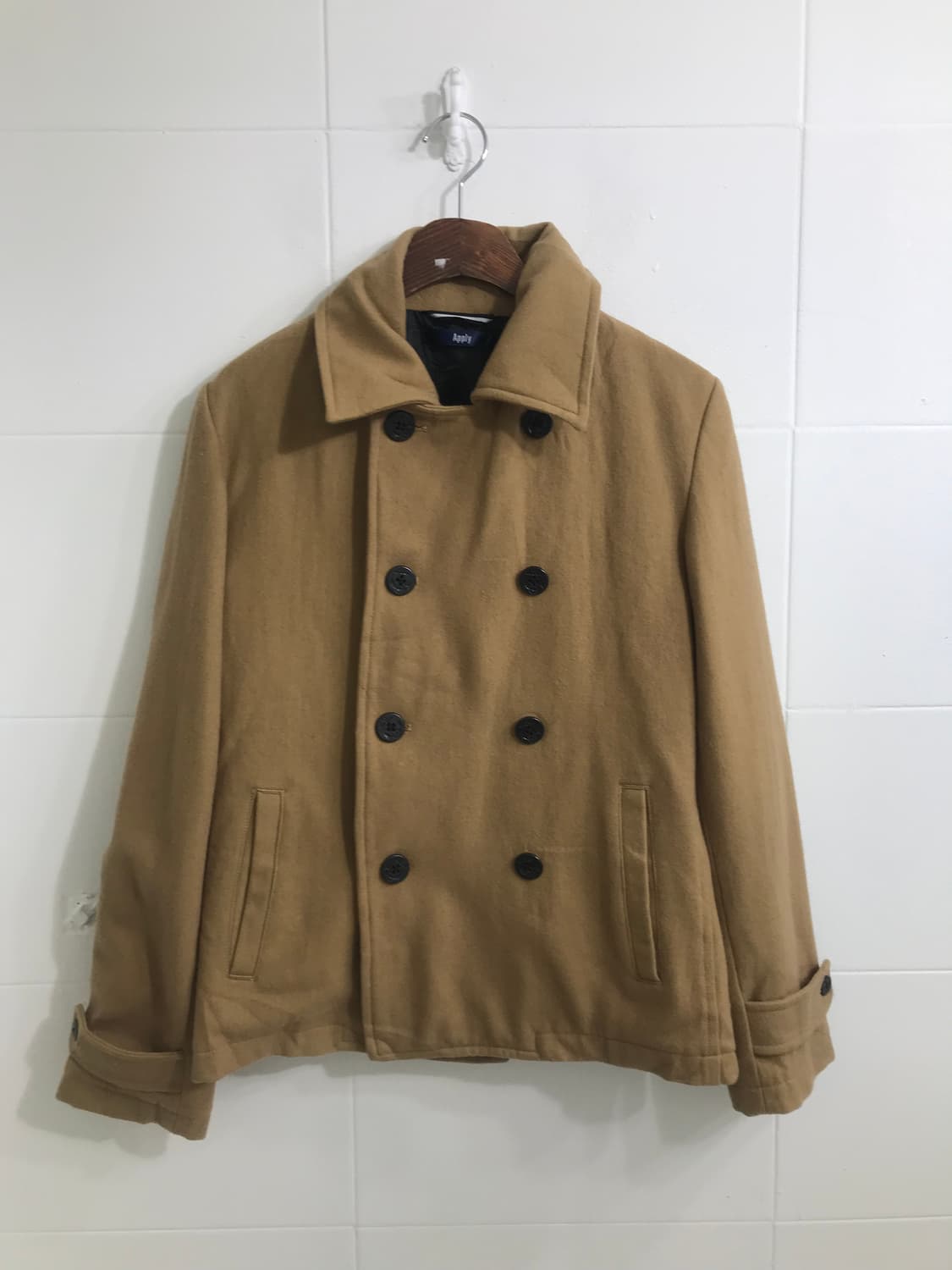 베이지 도트 피코트 하구미 코디세트 상품이미지4