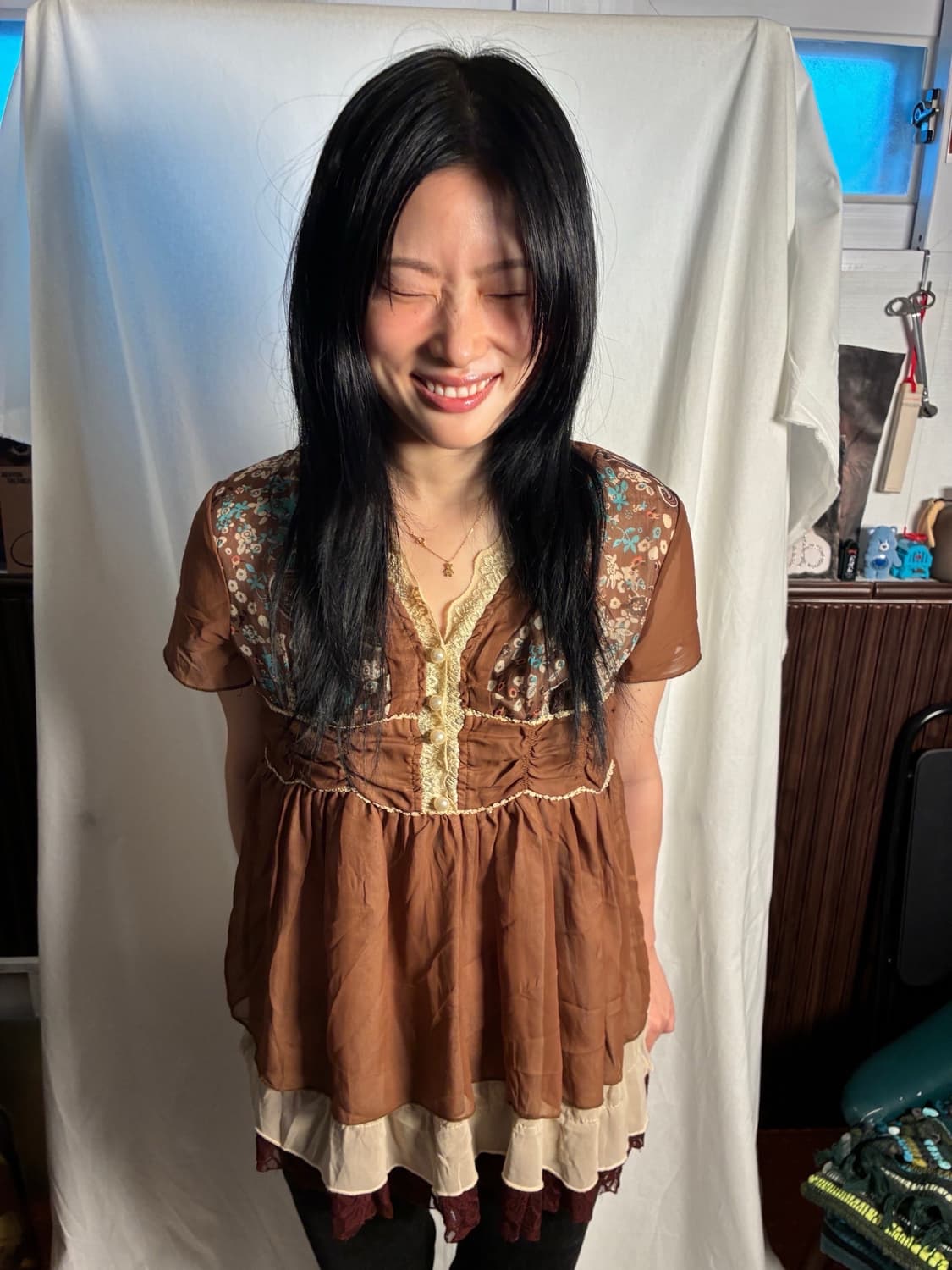 Japanese Vintage mori blouse 상품이미지2