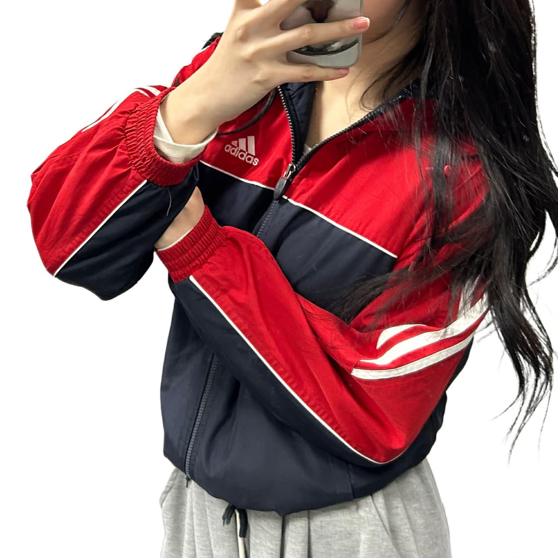 아디다스 올드스쿨 레트로 누빔 패디드 자켓 희귀져지(75) 상품이미지1