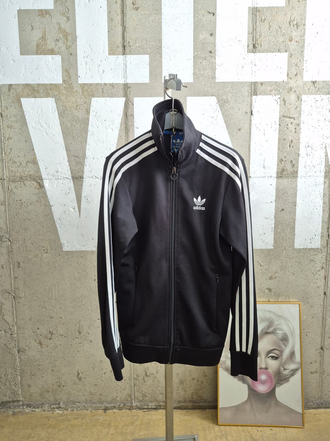 아디다스 유로파 블랙 삼선 트랙탑(MT1 상품이미지3