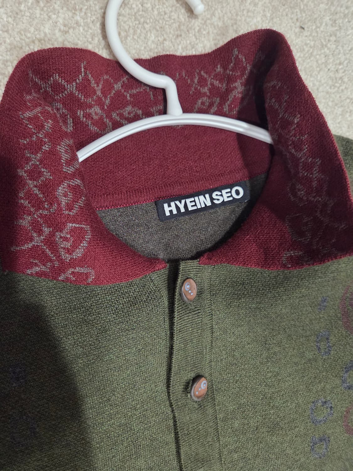 혜인서 니트 카키 상품이미지3