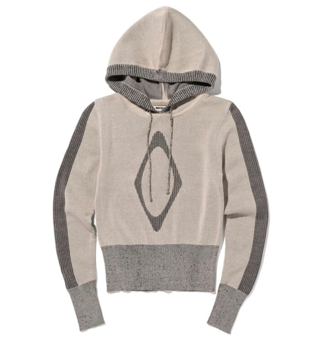 미스치프 롬버스 니트 후디 mschf rhombus knit hoodie 상품이미지1