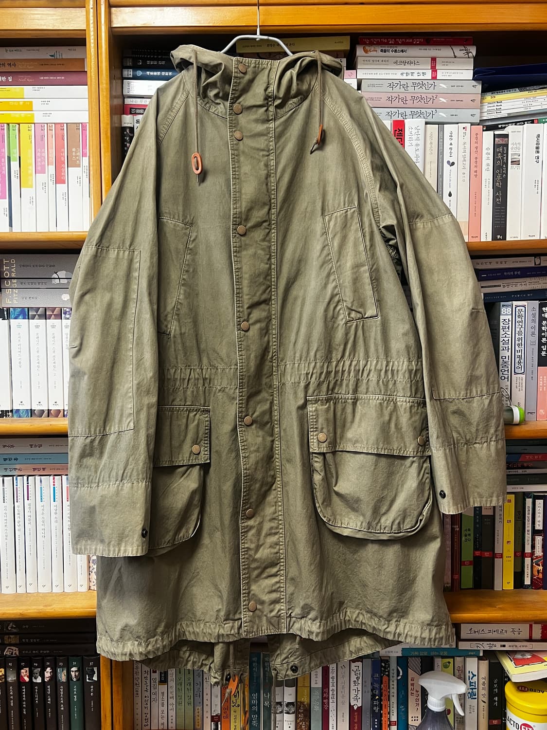 엔가 바버 하이랜드 파카 샌드 M 상품이미지2