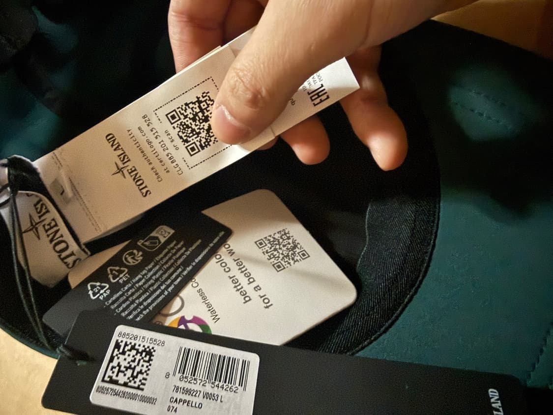 스톤아일랜드 로고 자수 베이스볼 캡 (L size) 상품이미지5