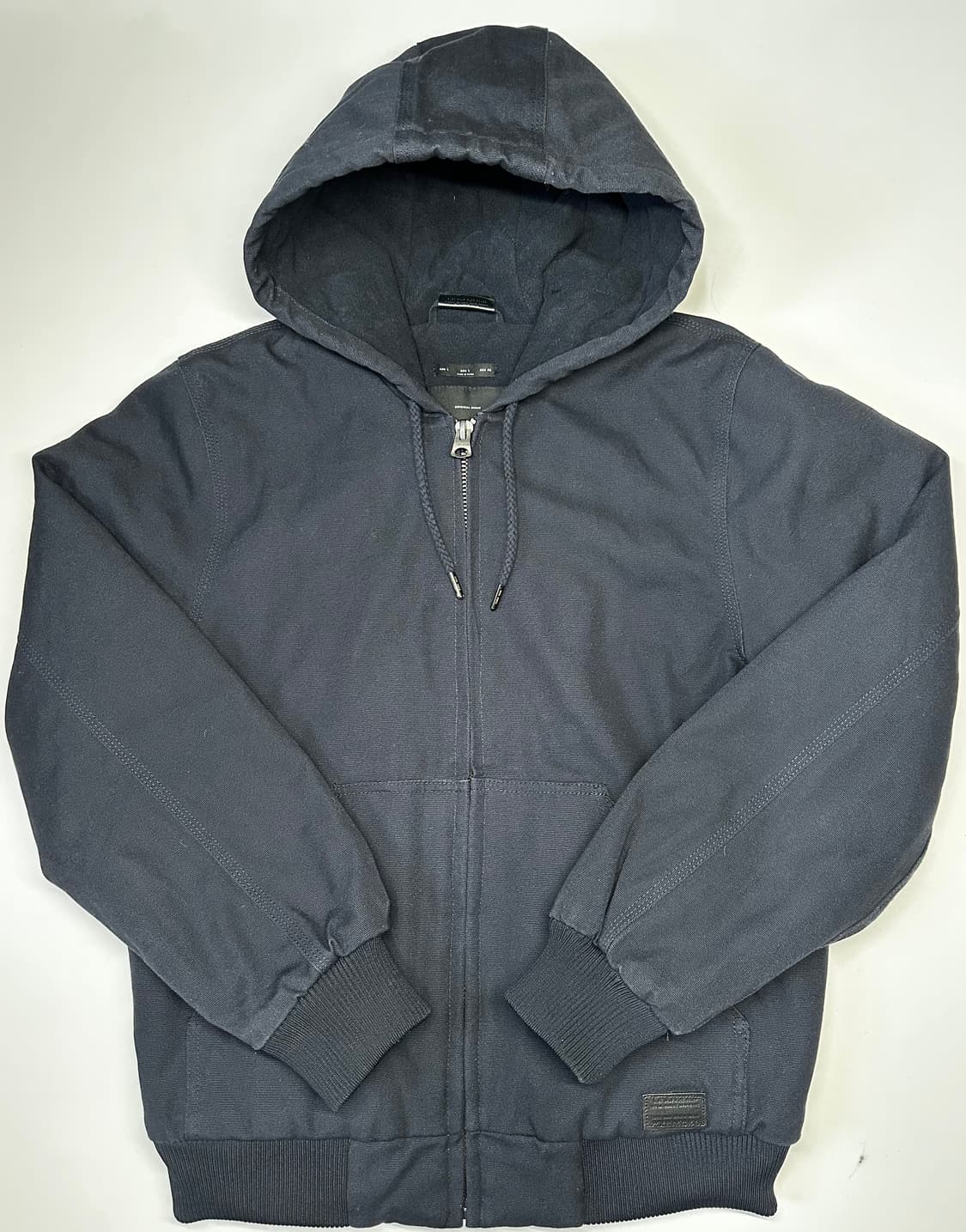 칼하트 네이비 Original denim 블랙 후드 집업 상품이미지1