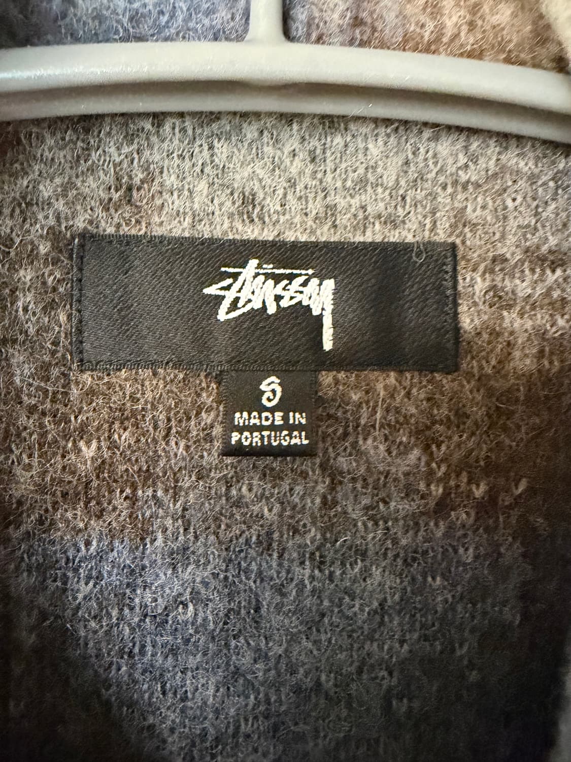 스투시 브러쉬드 울 플레이드 짚 셔츠 상품이미지4