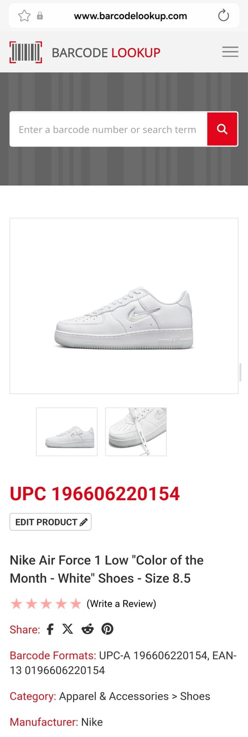 나이키 에어 포스 1 로우 컬러 오브 더 먼스 뽈록 상품이미지9