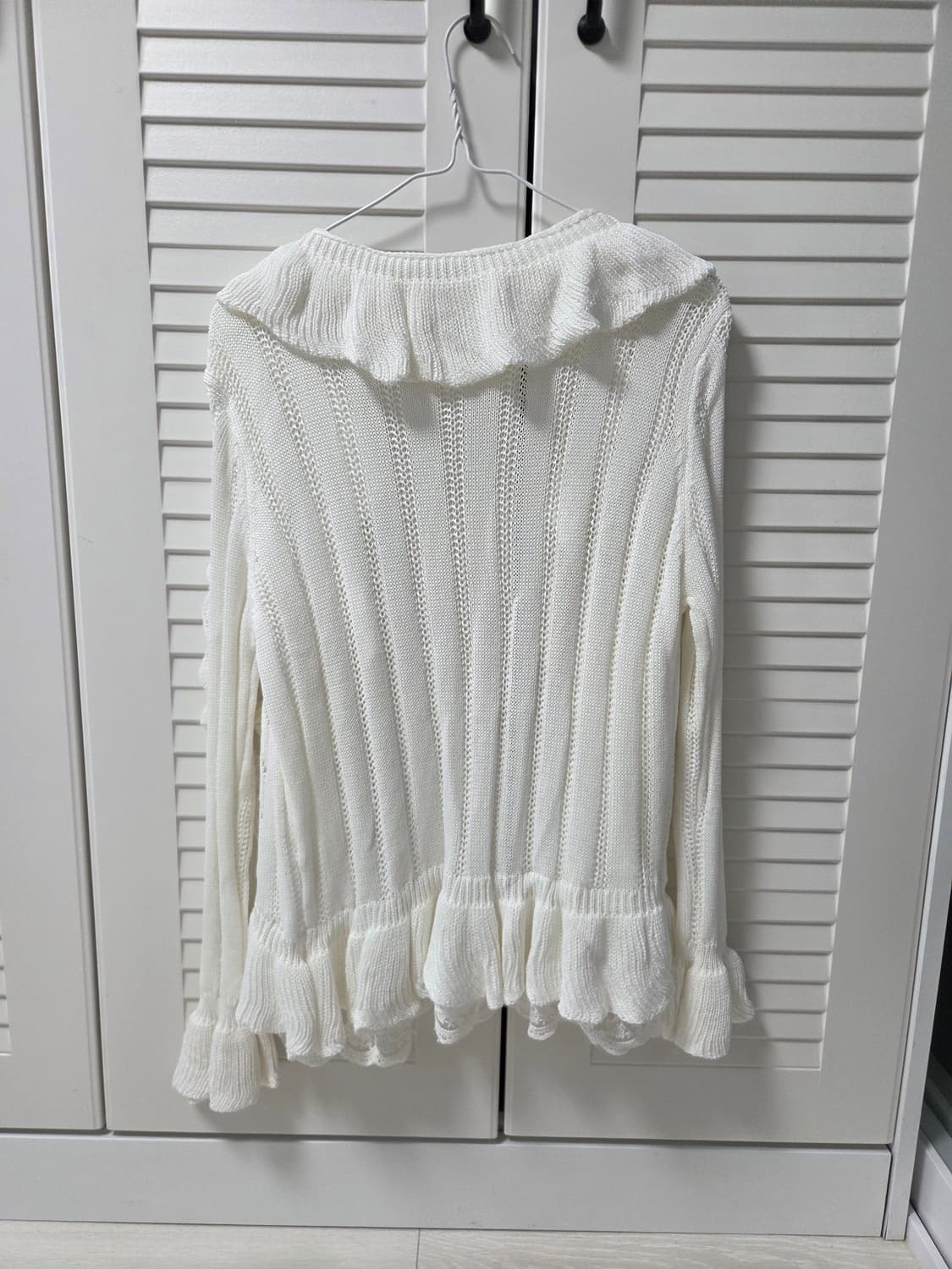 Frill Lace V Cardigan 상품이미지4