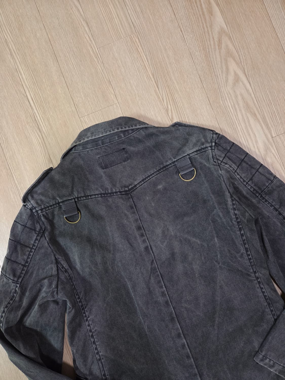 maniac works japan 원워싱 그레이 데님 디테일 재킷 상품이미지6