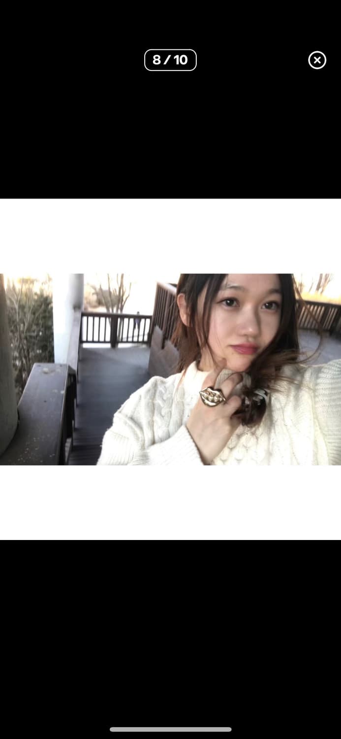 아이보리 와플 니트 🆔  상품이미지1