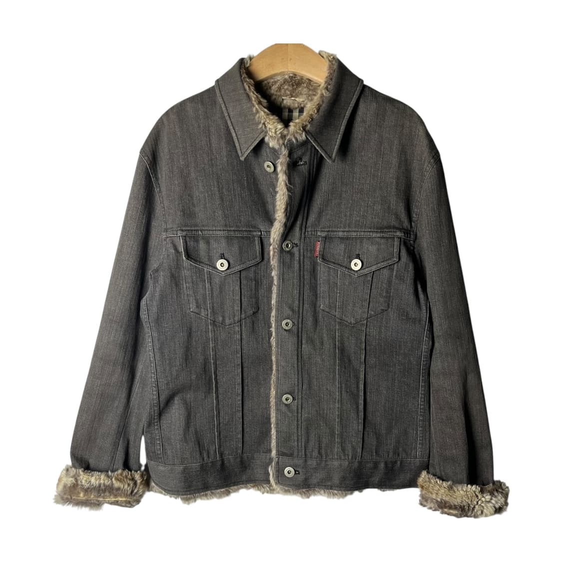 [Burberry] 버버리 블랙라벨 래빗퍼 데님자켓 상품이미지1