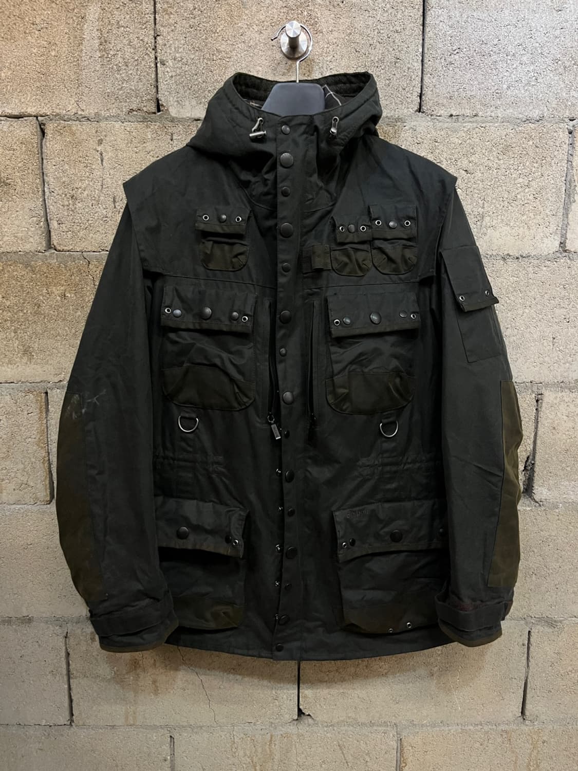 바버 x 토키토 밀리터리 왁스 자켓 상품이미지1