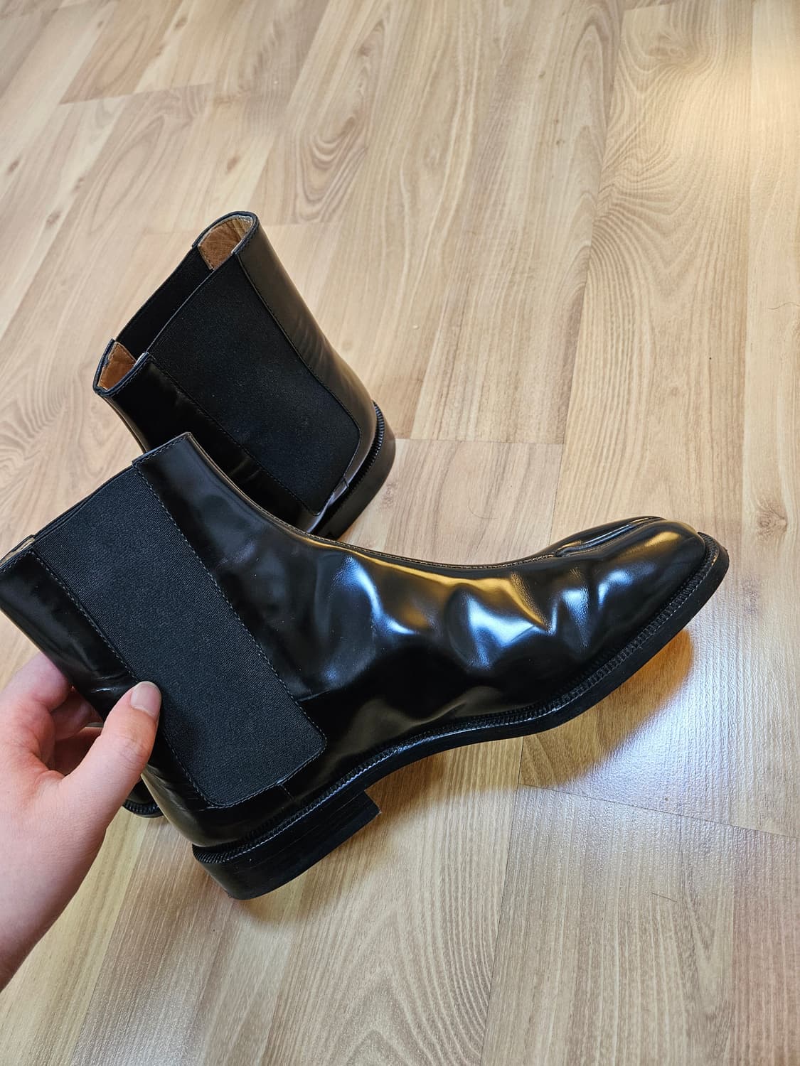 마르지엘라 타비 첼시 부츠 블랙 상품이미지4