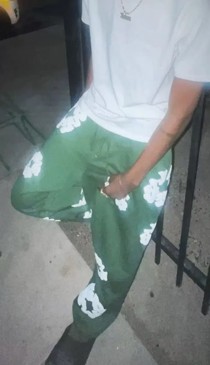 데님티어스 그린 조거팬츠 xxl 상품이미지1