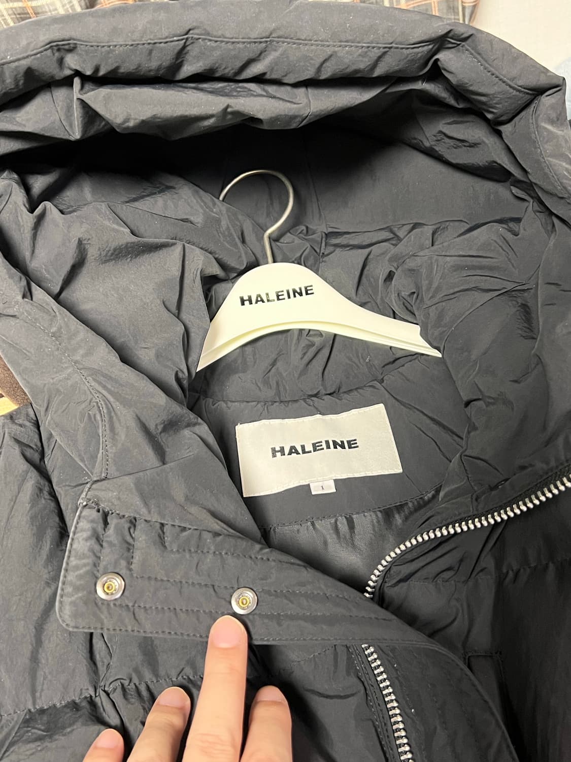 알렌느 패딩 3d 블랙패딩 상품이미지2