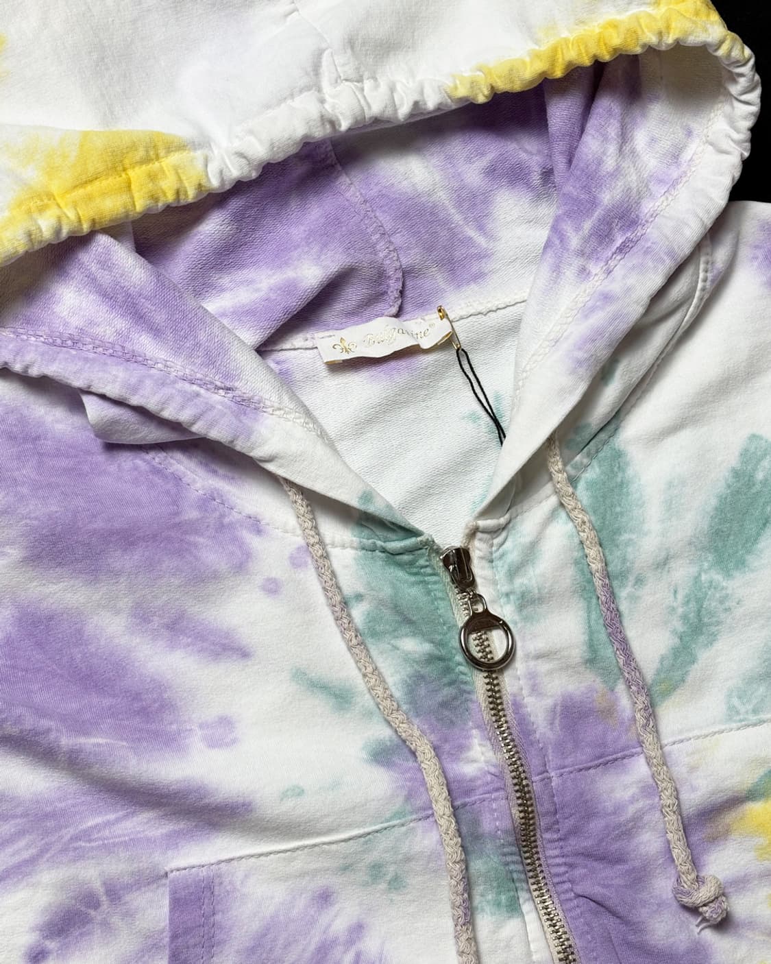 일본빈티지 타이다이 크롭 후드 집업 상품이미지2