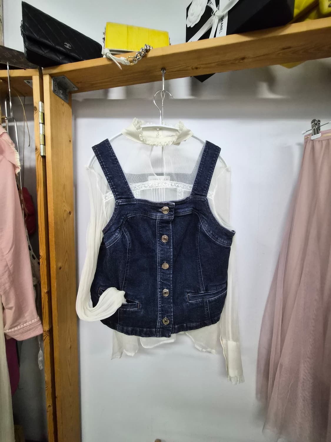 데렉램 10 크로스비 시그니처 데님 뷔스티에 상품이미지2