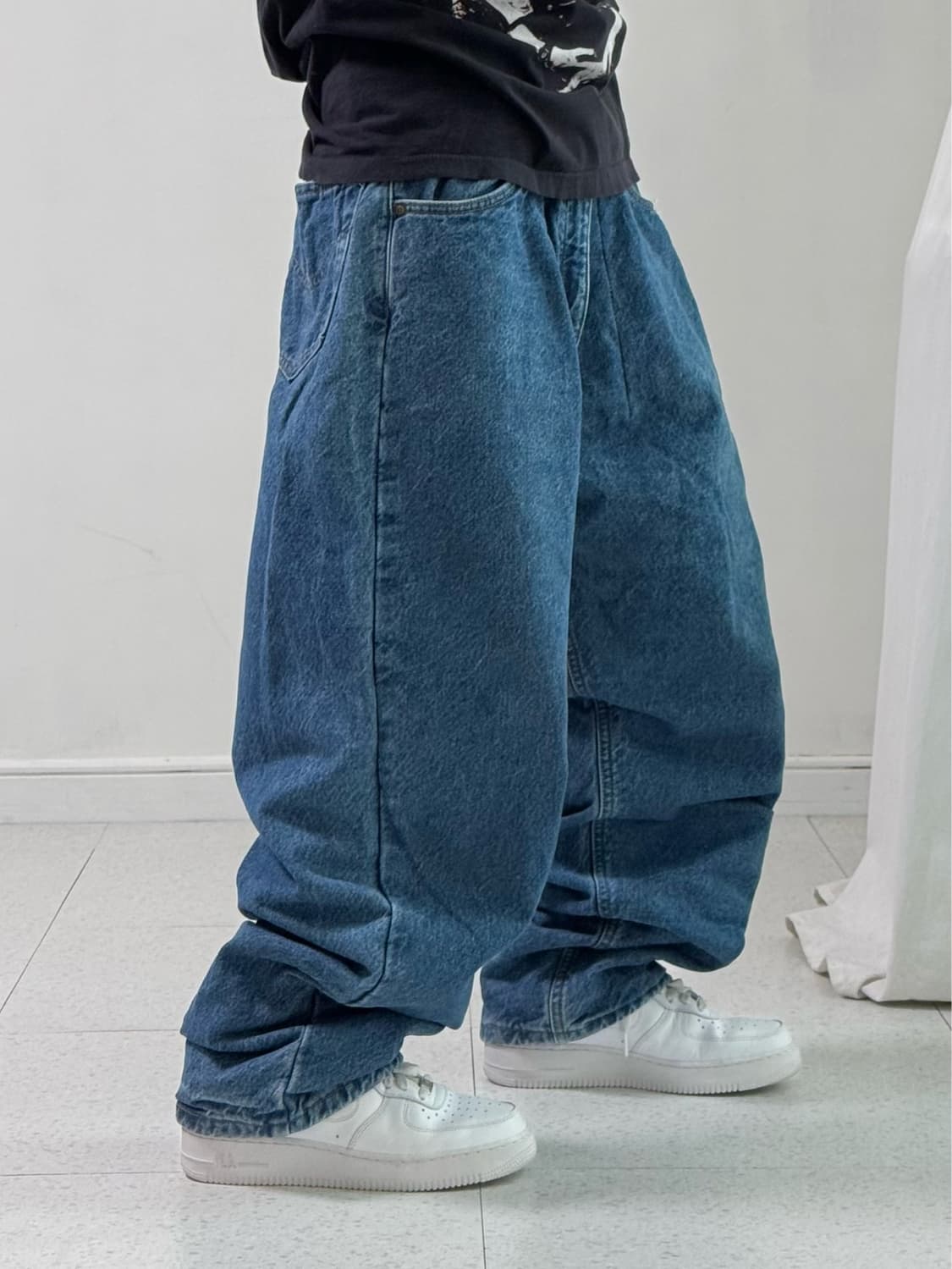 칼하트 레더패치 데님팬츠 상품이미지4