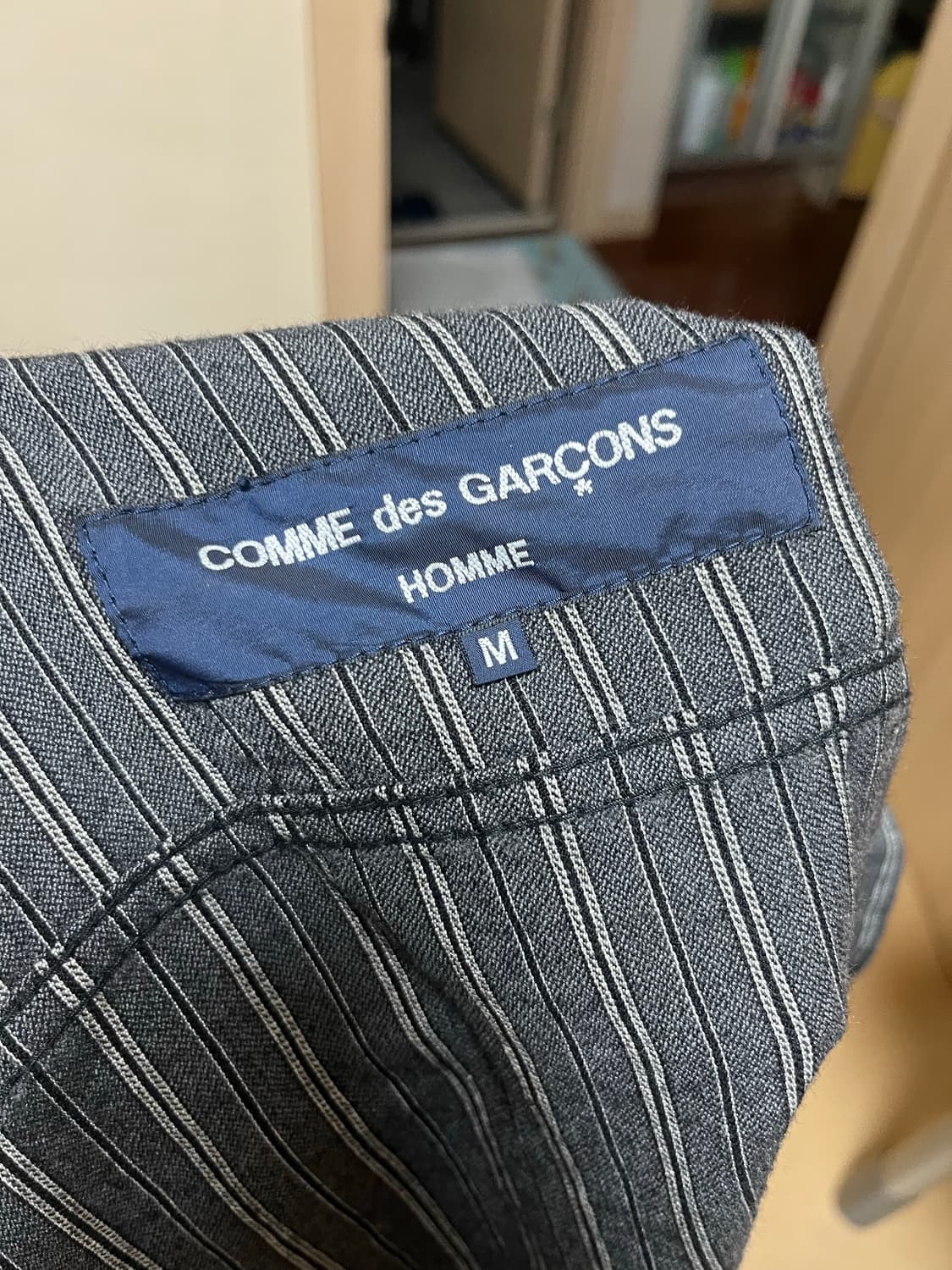 꼼데가르송 옴므 스트라이프 트러커 자켓 상품이미지3