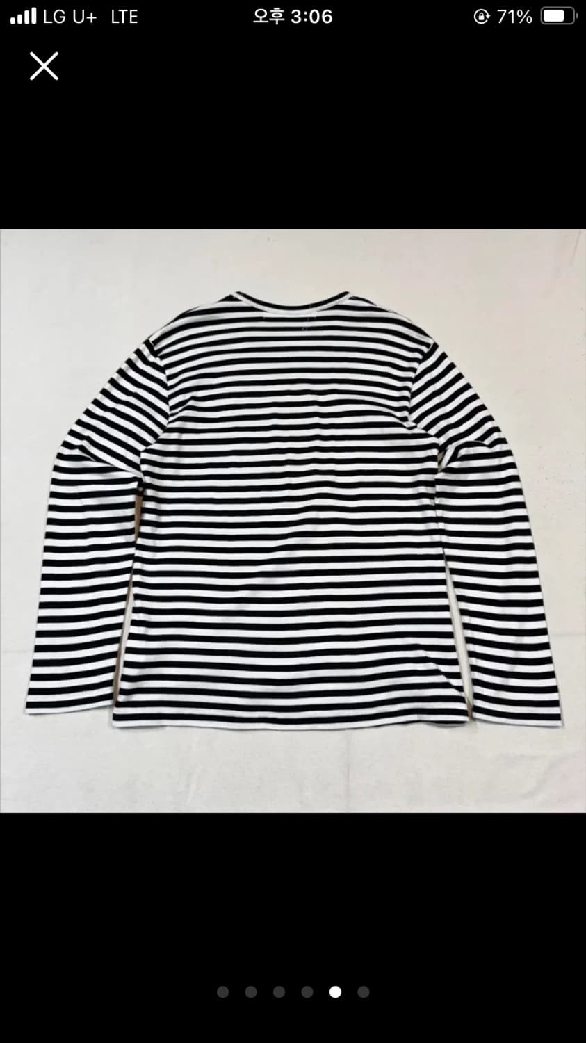 꼼데가르송 롱슬리브 L (거의새거) 상품이미지6