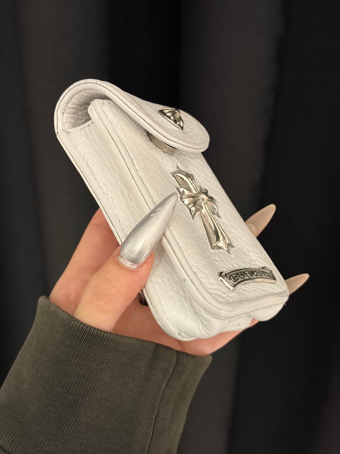 크롬하츠 레더 파우치 상품이미지5