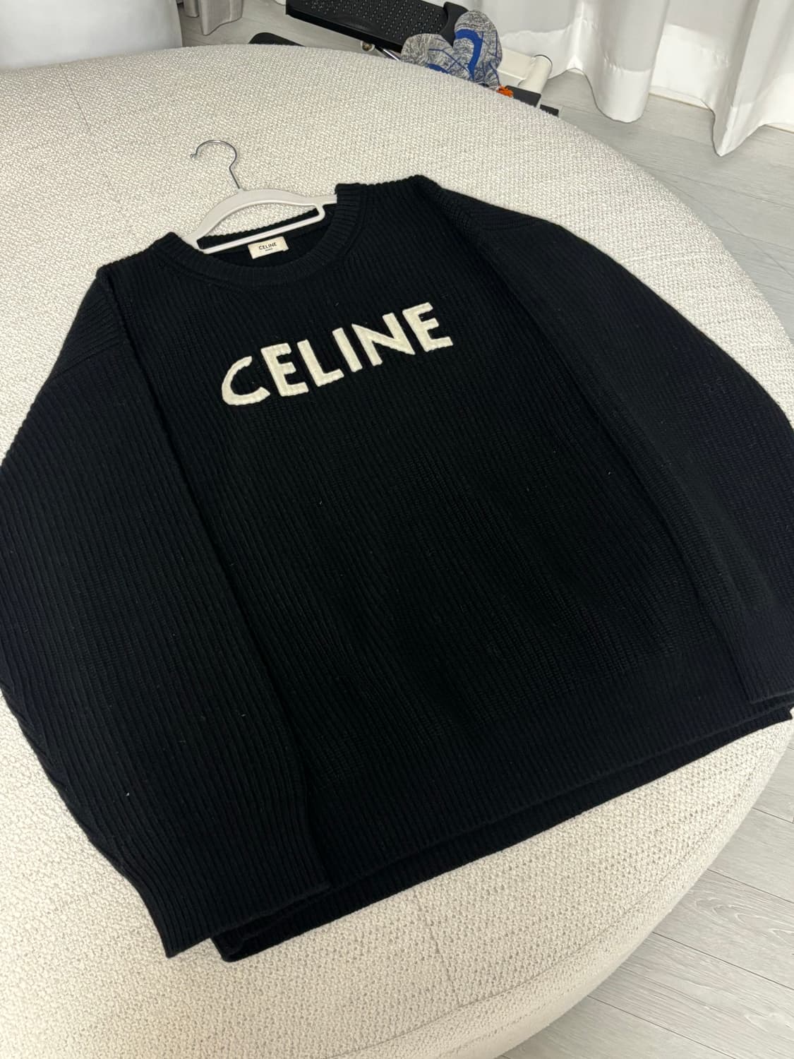 셀린느 리브드 울 니트 xl사이즈 상품이미지1