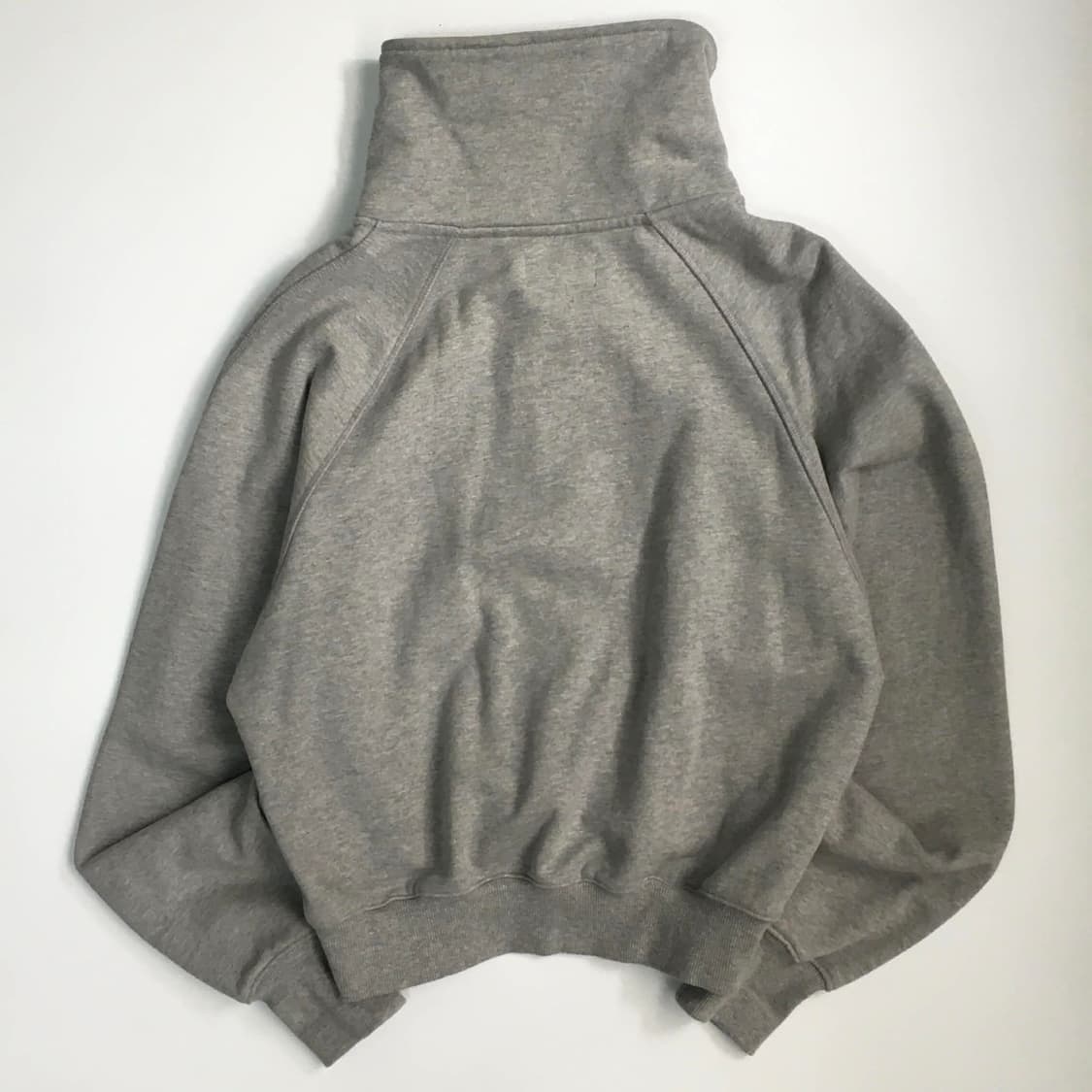 Satur 세터 그레이 스웻 셔츠 크롭 하프 집업(85) 상품이미지4