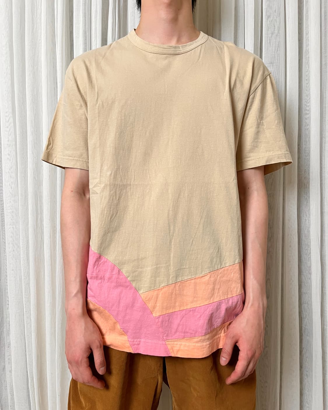 꼼데가르송 옴므플러스 컬러블럭 티셔츠 comme des garcons 상품이미지9