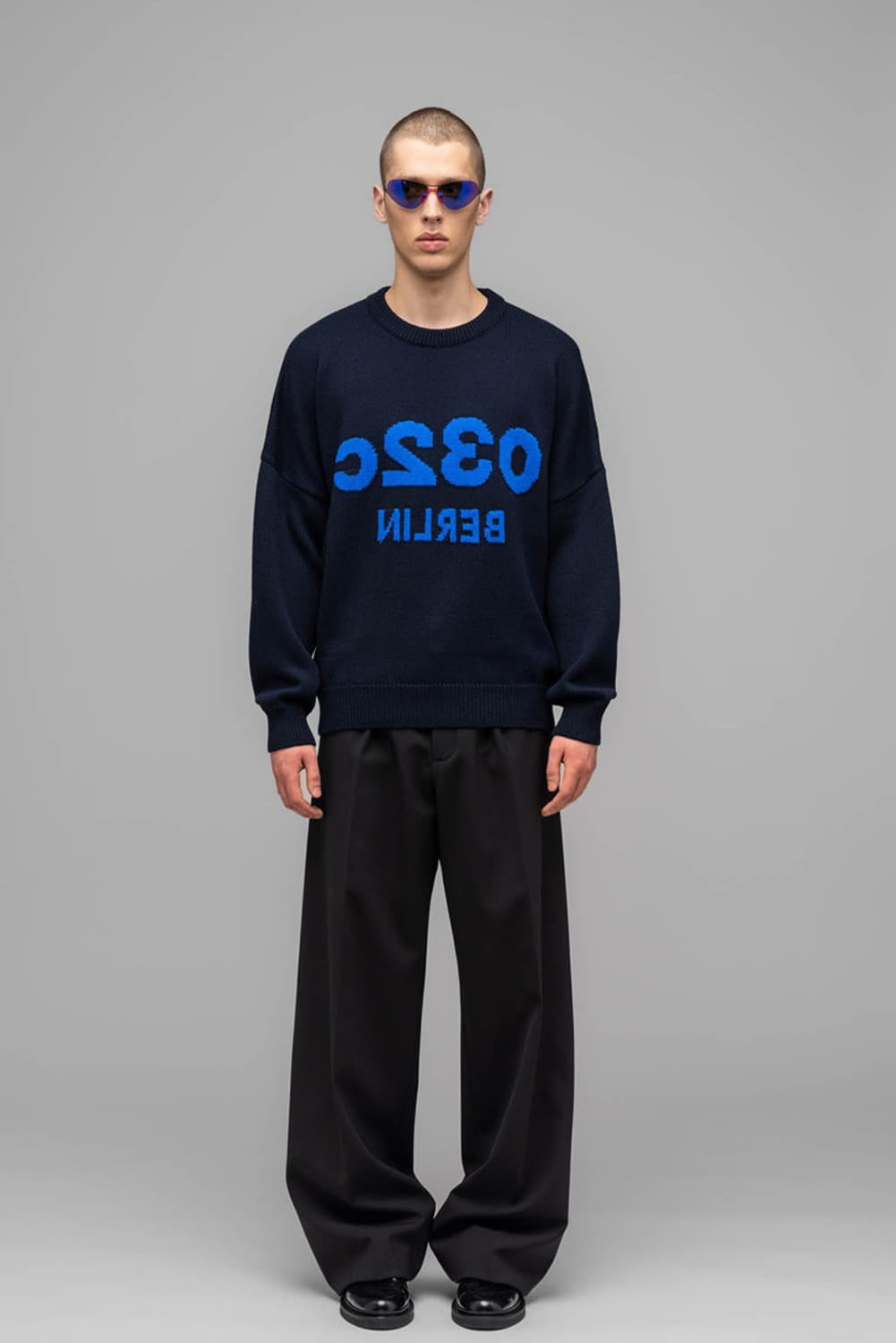 032c selfie sweater dark blue size xl 상품이미지2