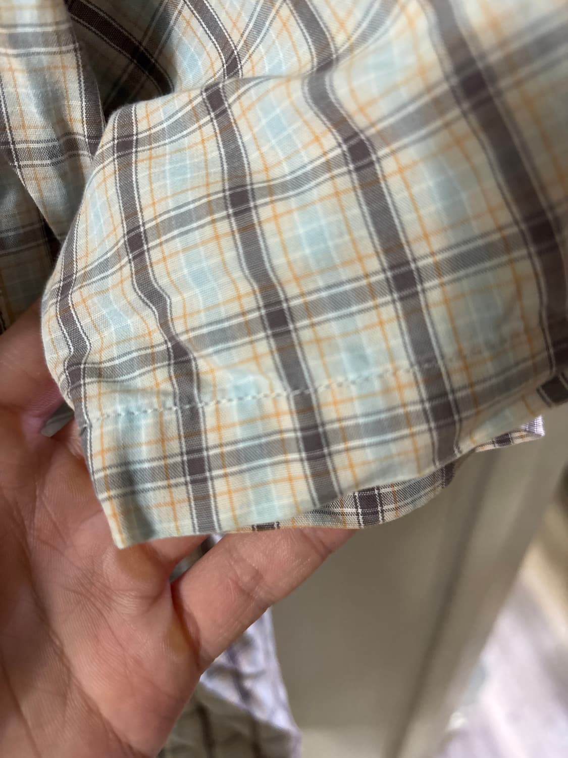 90s 스투시 체크 셔츠 상품이미지5