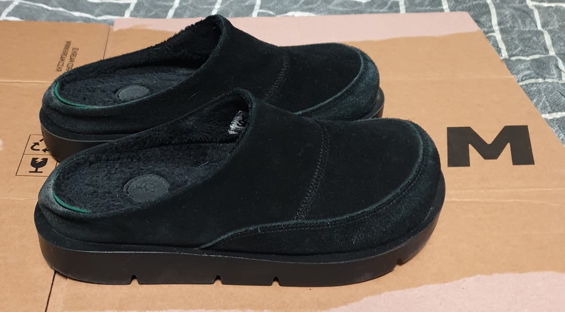 야세 벨로 안감털 슬리퍼 블랙 (240) 상품이미지2