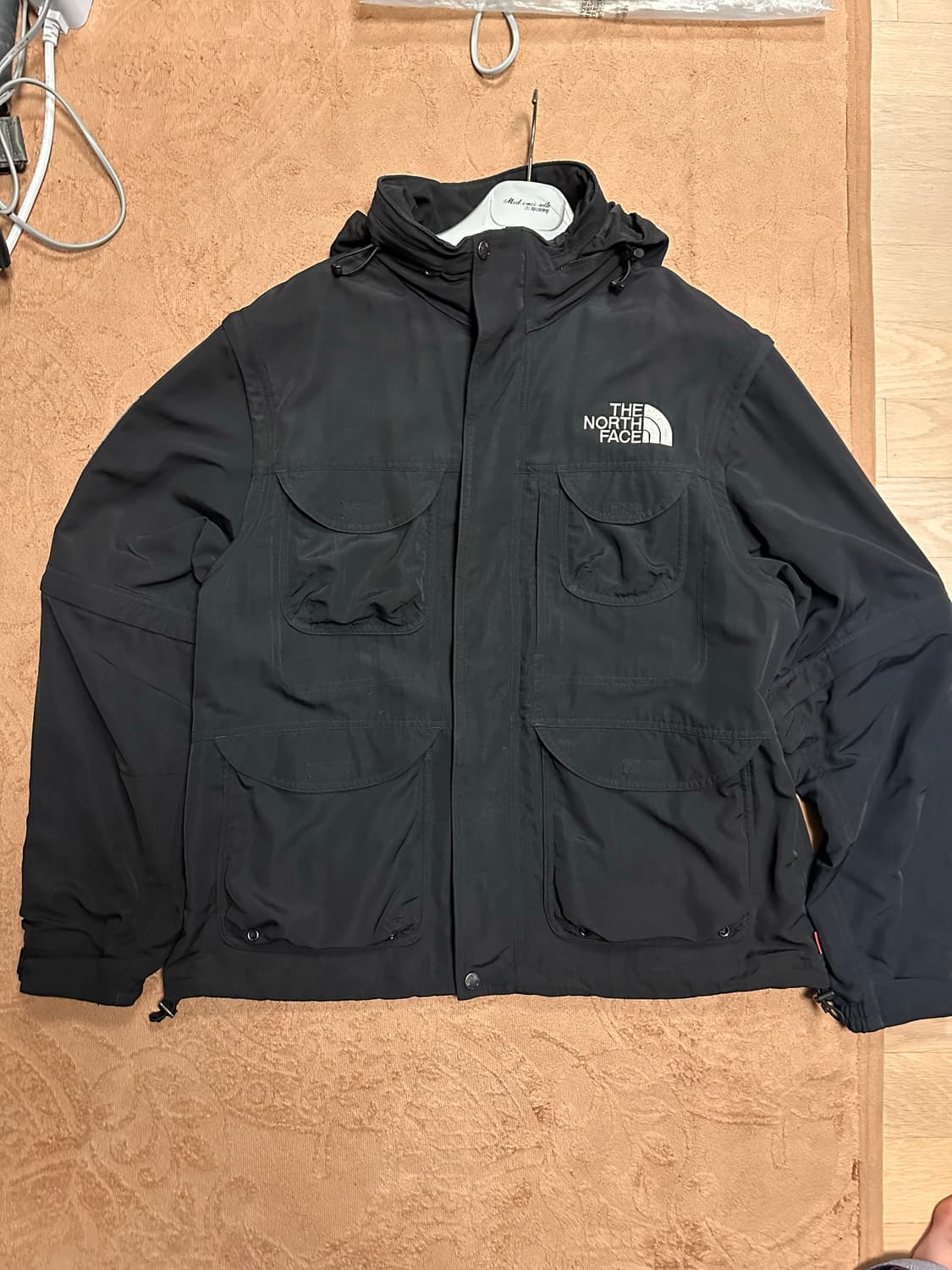 [M]슈프림 x 노스페이스 트레킹 컨버터블 자켓 블랙 - 22SS 상품이미지2