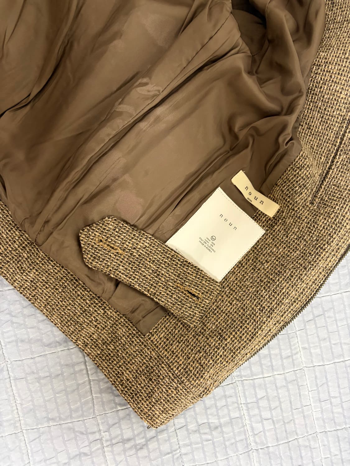 노운 하이넥 숏자켓 1사이즈 상품이미지6