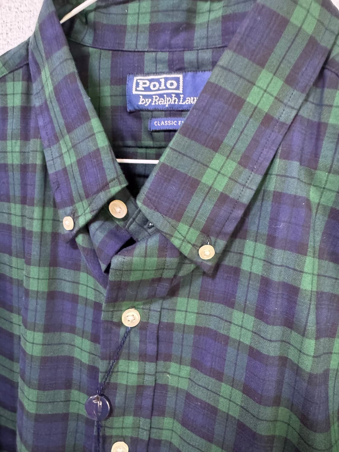 폴로 랄프로렌 체크 셔츠 XL ( 새제품) 상품이미지5