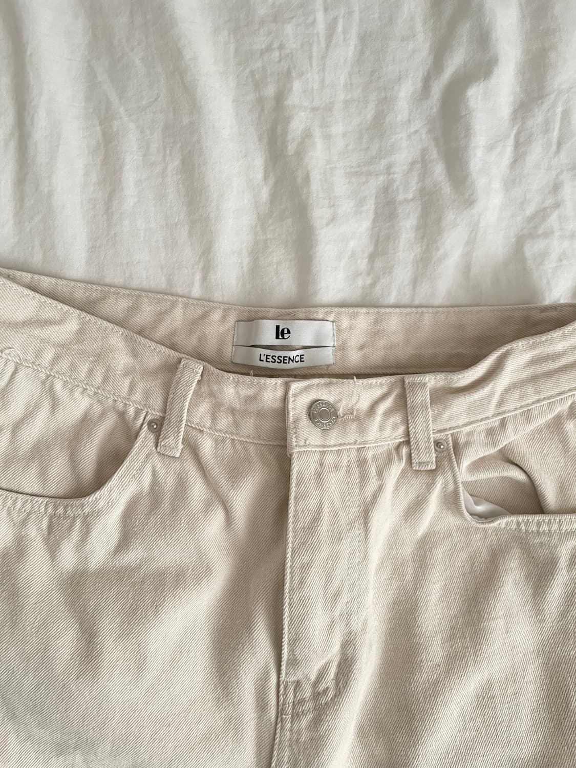 LE 아이보리 데님 팬츠 상품이미지2