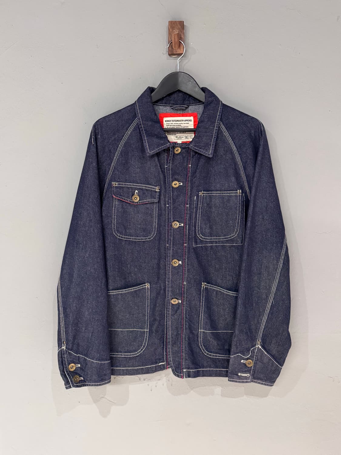 Dickies 디키즈 스티치 커버올 데님 워크자켓 상품이미지2