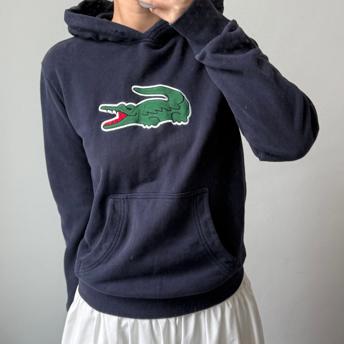 [3] 라코스테 네이비 후드티 상품이미지1