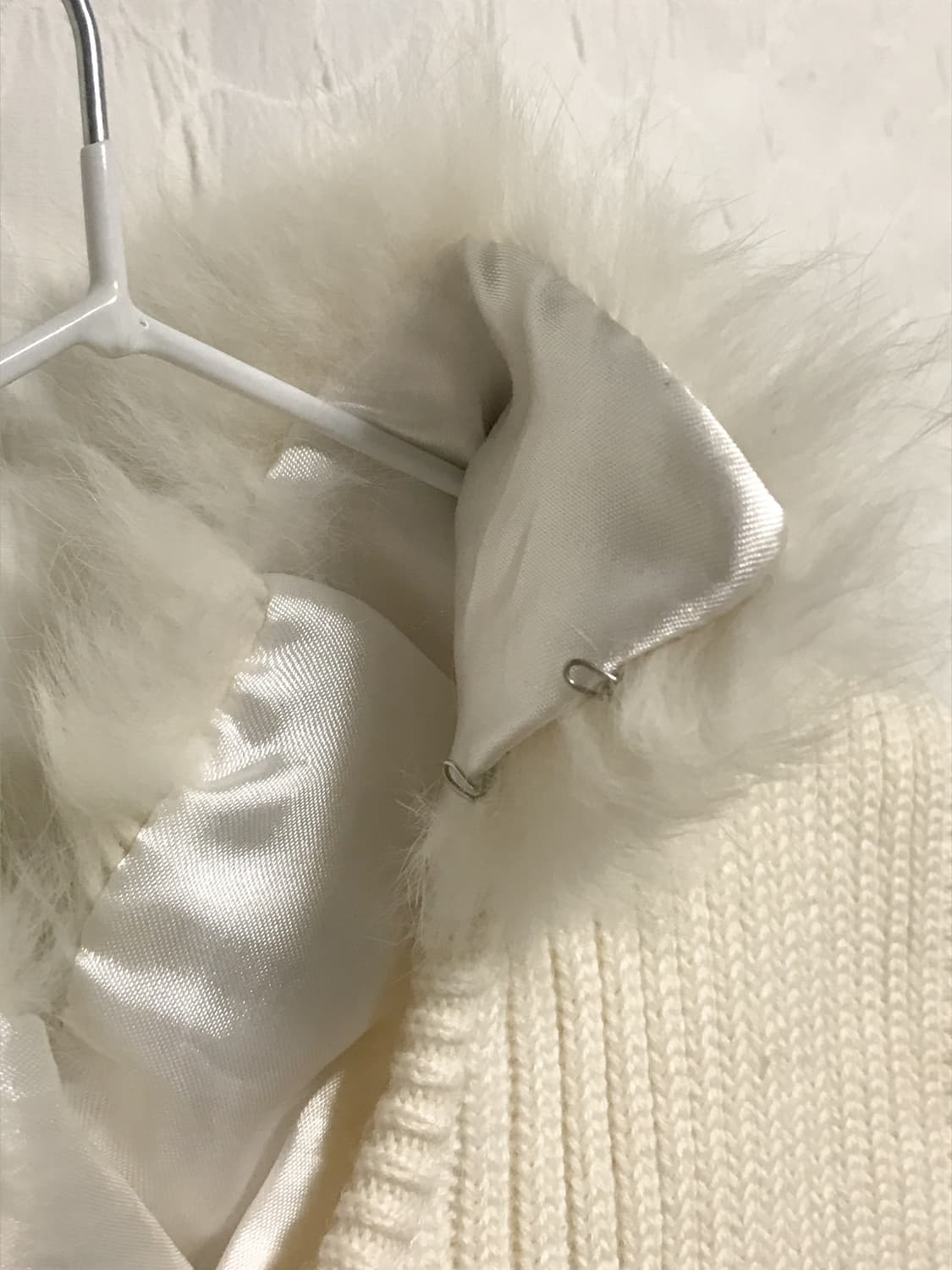 택포 SET•빈티지 갸루 ma*rs 마즈 퍼 볼레로 + 래빗퍼 슬리브리스 상품이미지9