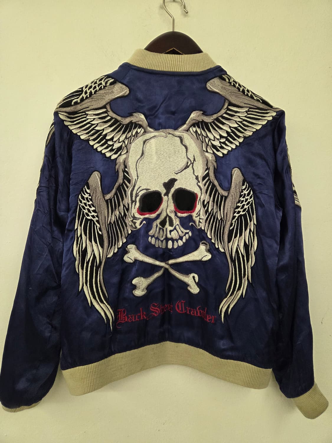 백스트리트 리버시블 크롤러 스컬 자켓 M사이즈 상품이미지4