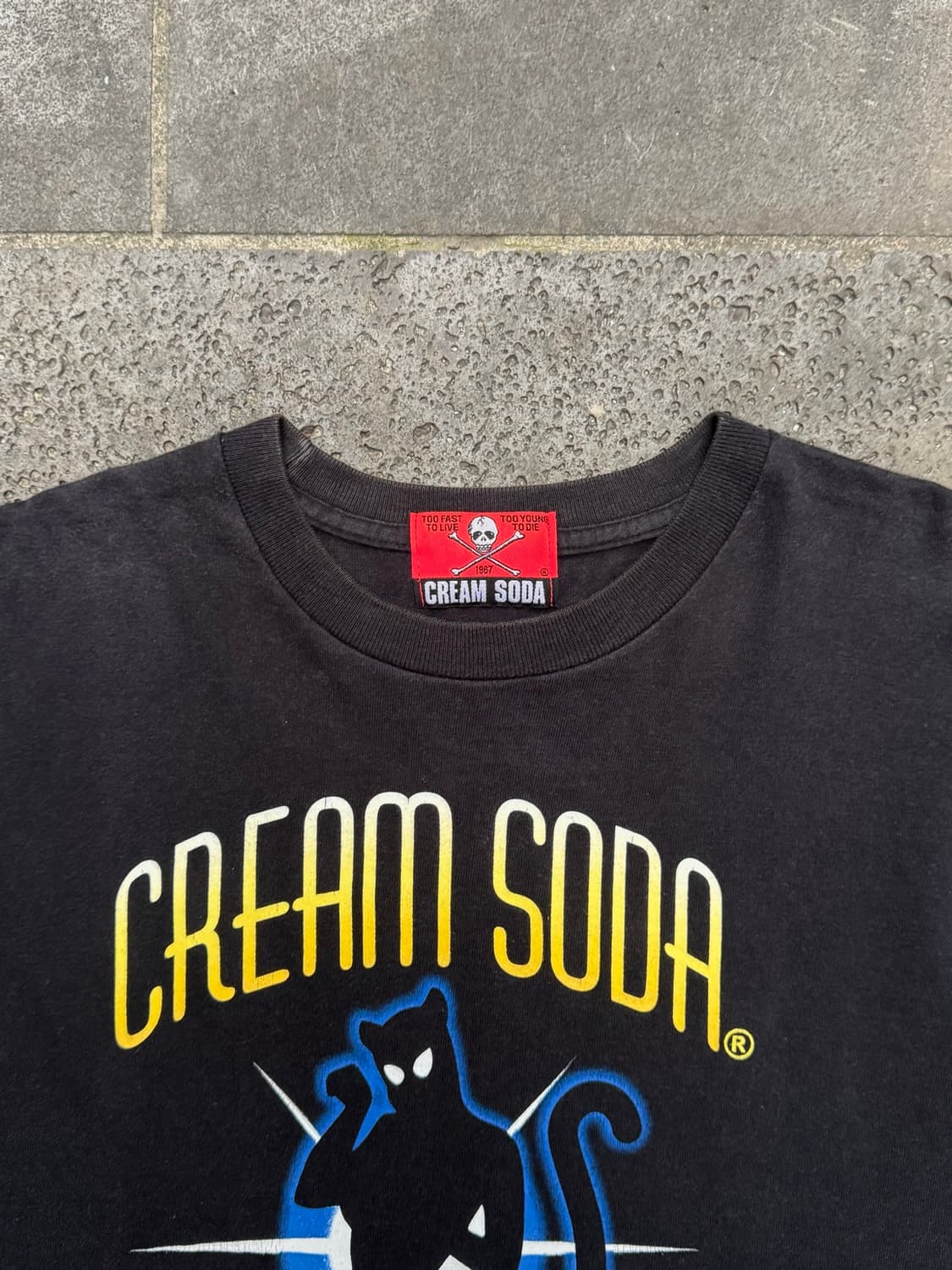 CREAM SODA – Black T-Shirt 상품이미지2