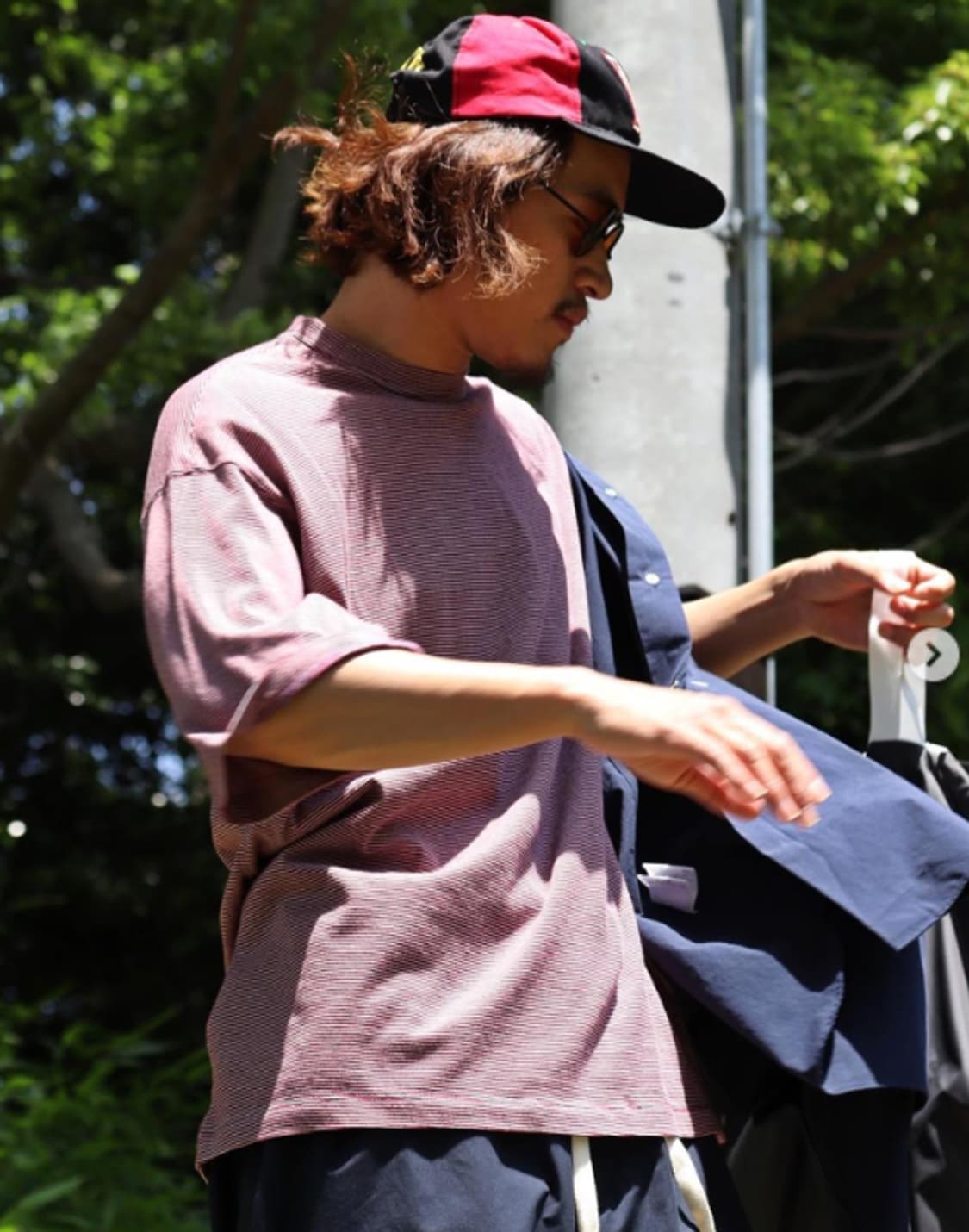 나나미카 24SS 오버사이즈 스트라이프 티셔츠   상품이미지4