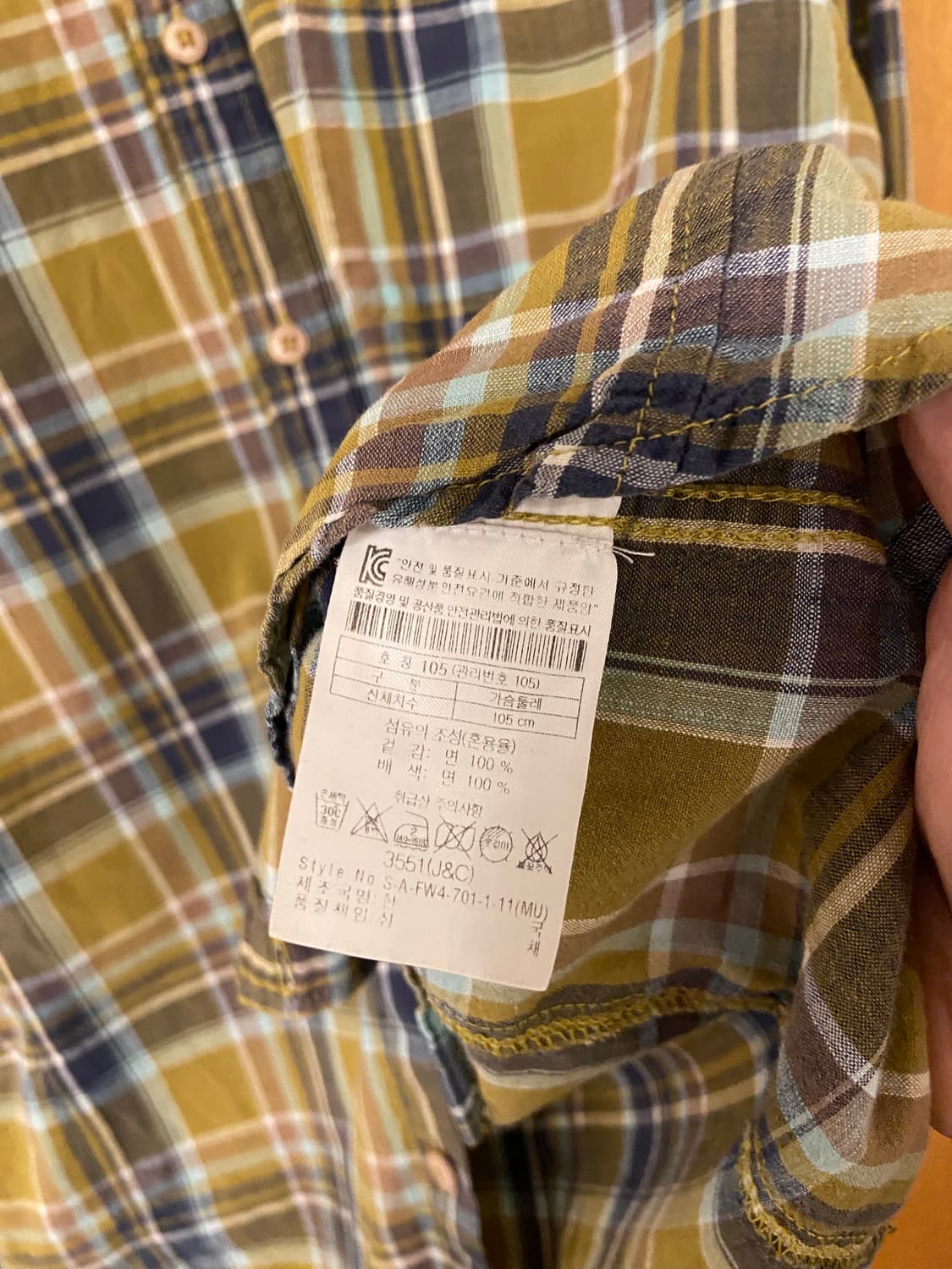 series 시리즈 체크 셔츠 상품이미지5