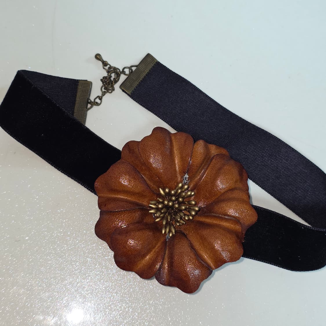 일본빈티지)고딕로리타 플로럴 벨벳 로맨틱 갸루모리걸 앤틱초커 목걸이 상품이미지2