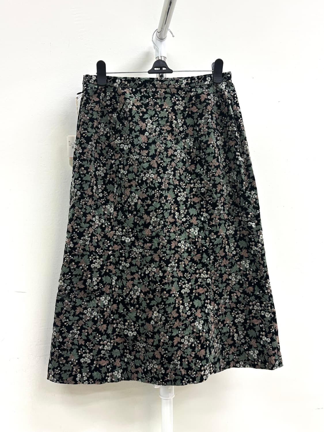 빈티지 데드스탁 플로럴 미디 스커트 상품이미지4