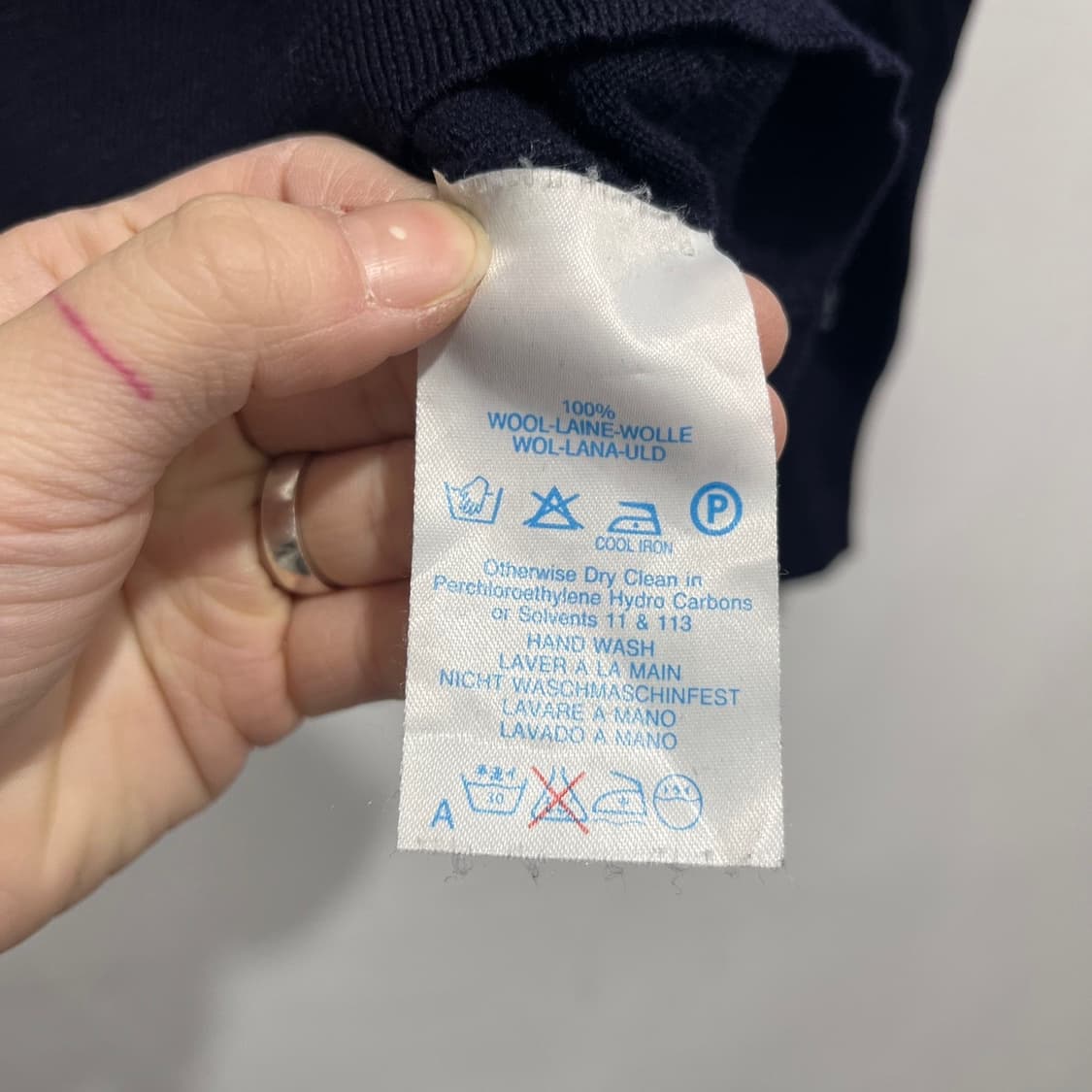 버버리 아가일 브이넥 니트 상품이미지6