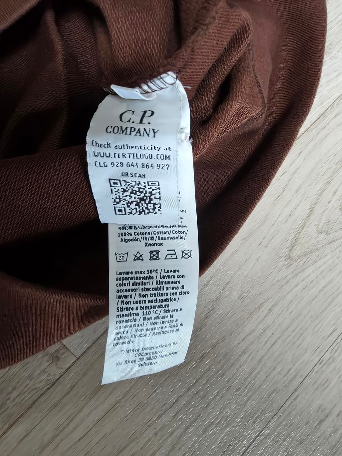 cp컴퍼니 롱슬리브 크루넥 버건디 상품이미지7