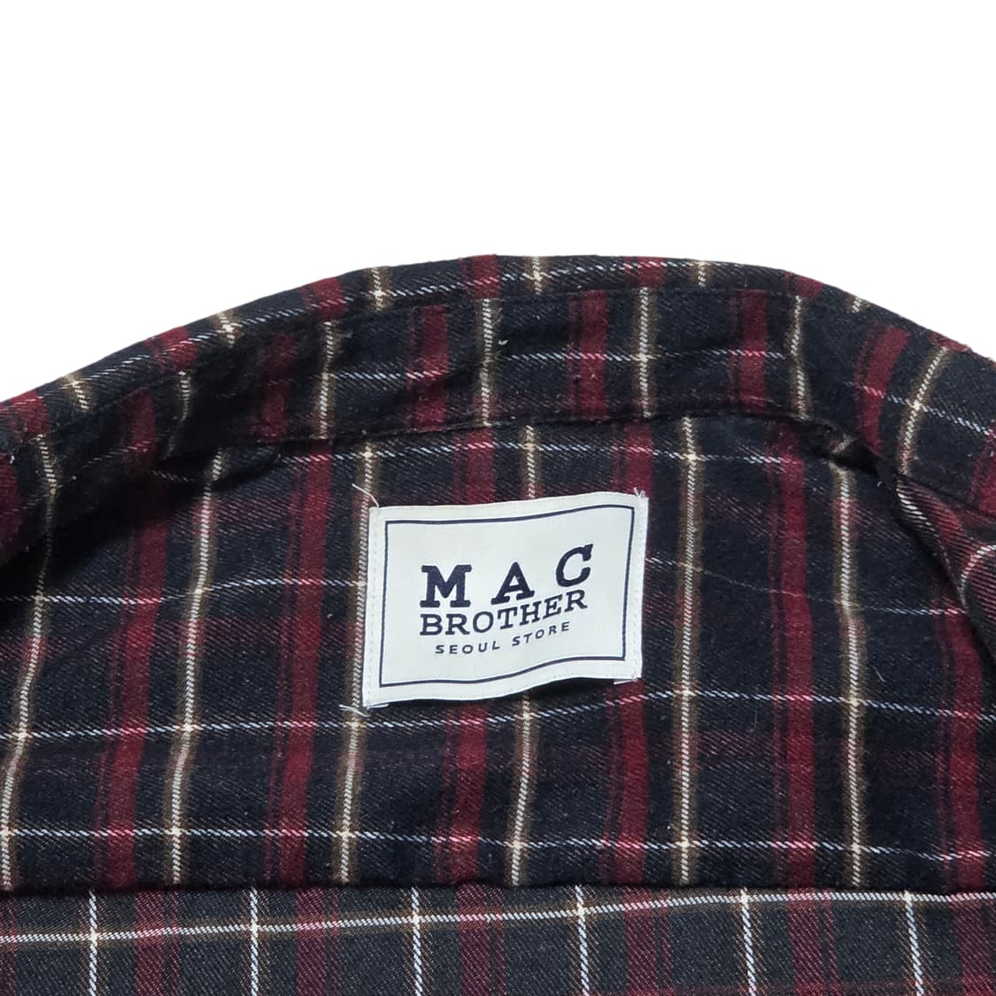 Mac brothers Vintage 맥브라더스 빈티지 체크 패턴 셔츠 상품이미지3