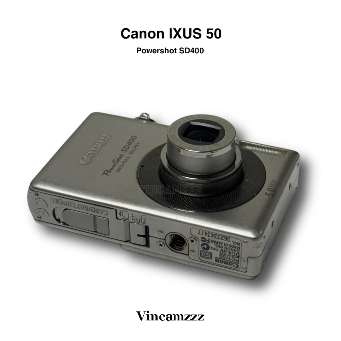 [아이유]Canon 캐논 IXUS 50 익서스 50 (파워샷 SD400) 상품이미지7